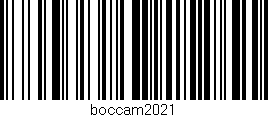 Código de barras (EAN, GTIN, SKU, ISBN): 'boccam2021'