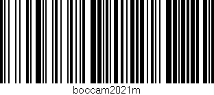 Código de barras (EAN, GTIN, SKU, ISBN): 'boccam2021m'
