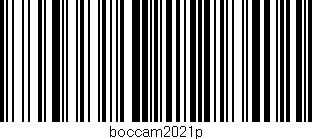 Código de barras (EAN, GTIN, SKU, ISBN): 'boccam2021p'
