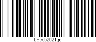 Código de barras (EAN, GTIN, SKU, ISBN): 'boccb2021gg'