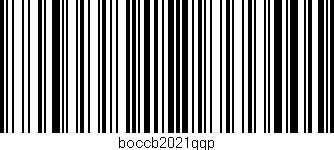 Código de barras (EAN, GTIN, SKU, ISBN): 'boccb2021ggp'
