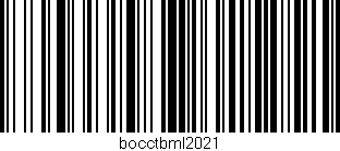 Código de barras (EAN, GTIN, SKU, ISBN): 'bocctbml2021'
