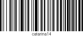 Código de barras (EAN, GTIN, SKU, ISBN): 'catarina14'
