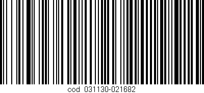 Código de barras (EAN, GTIN, SKU, ISBN): 'cód:031130-021682'