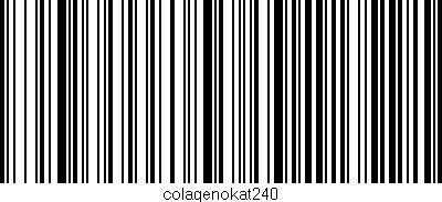 Código de barras (EAN, GTIN, SKU, ISBN): 'colagenokat240'