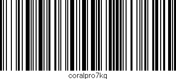 Código de barras (EAN, GTIN, SKU, ISBN): 'coralpro7kg'