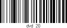 Código de barras (EAN, GTIN, SKU, ISBN): 'dvd_20'