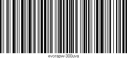 Código de barras (EAN, GTIN, SKU, ISBN): 'evorapw-300uva'