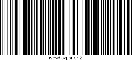 Código de barras (EAN, GTIN, SKU, ISBN): 'isowheyperfor-2'