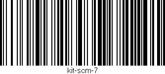 Código de barras (EAN, GTIN, SKU, ISBN): 'kit-scm-7'