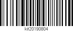 Código de barras (EAN, GTIN, SKU, ISBN): 'kit20190804'