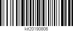 Código de barras (EAN, GTIN, SKU, ISBN): 'kit20190806'