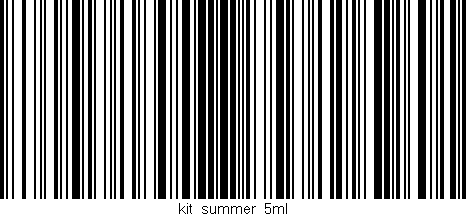 Código de barras (EAN, GTIN, SKU, ISBN): 'kit_summer_5ml'