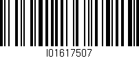 Código de barras (EAN, GTIN, SKU, ISBN): 'l01617507'