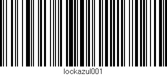 Código de barras (EAN, GTIN, SKU, ISBN): 'lockazul001'