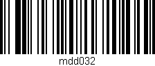 Código de barras (EAN, GTIN, SKU, ISBN): 'mdd032'