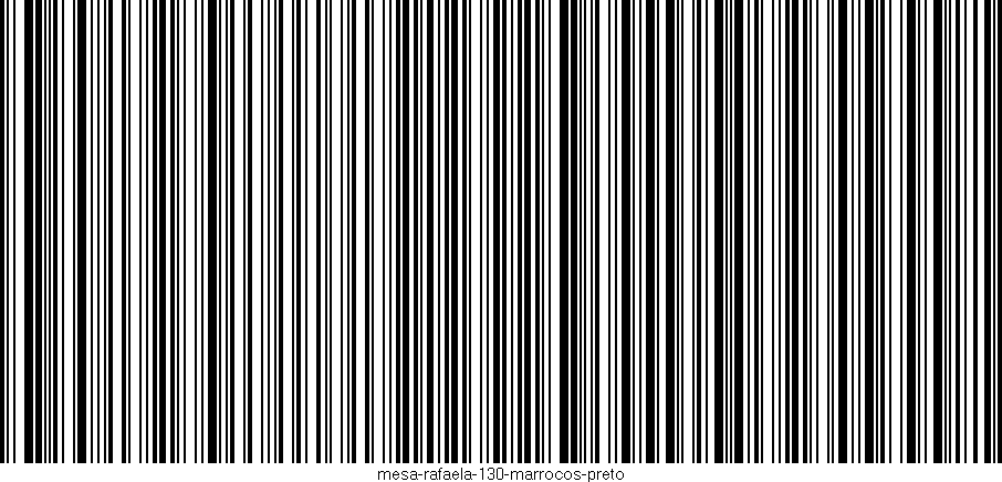 Código de barras (EAN, GTIN, SKU, ISBN): 'mesa-rafaela-130-marrocos-preto'