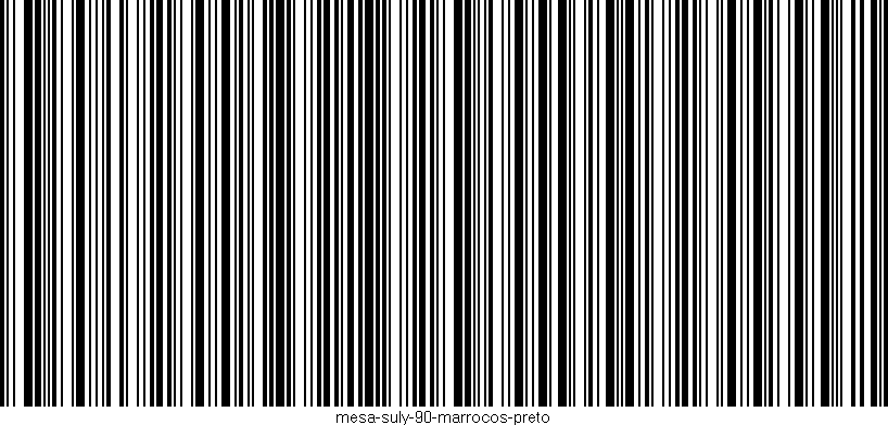 Código de barras (EAN, GTIN, SKU, ISBN): 'mesa-suly-90-marrocos-preto'