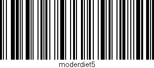 Código de barras (EAN, GTIN, SKU, ISBN): 'moderdiet5'