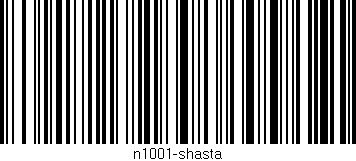 Código de barras (EAN, GTIN, SKU, ISBN): 'n1001-shasta'