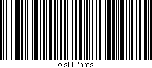 Código de barras (EAN, GTIN, SKU, ISBN): 'ols002hms'