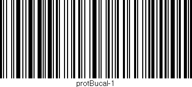 Código de barras (EAN, GTIN, SKU, ISBN): 'protBucal-1'