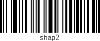 Código de barras (EAN, GTIN, SKU, ISBN): 'shap2'