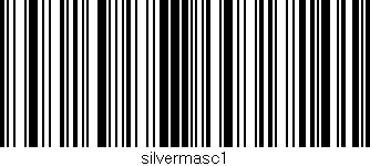 Código de barras (EAN, GTIN, SKU, ISBN): 'silvermasc1'
