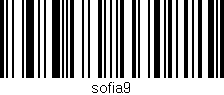 Código de barras (EAN, GTIN, SKU, ISBN): 'sofia9'