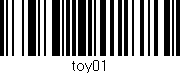 Código de barras (EAN, GTIN, SKU, ISBN): 'toy01'