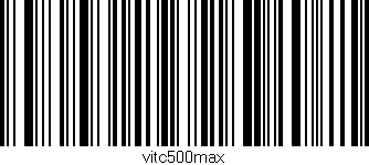 Código de barras (EAN, GTIN, SKU, ISBN): 'vitc500max'