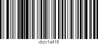 Código de barras (EAN, GTIN, SKU, ISBN): 'xbzv1a416'