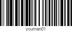 Código de barras (EAN, GTIN, SKU, ISBN): 'youman01'