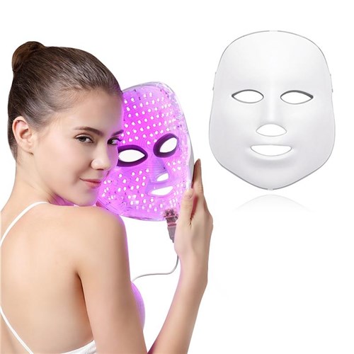 🌷 Mascara de Led Face Beaulty Spa 7 Cores / BRANCO