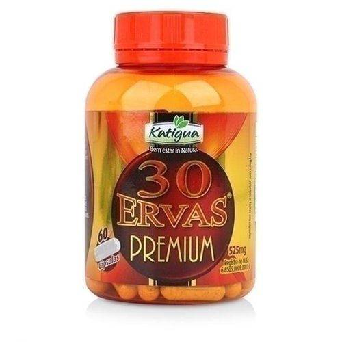 30 Ervas Premium 60 Capsulas Katigua