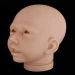20 Polegada Renascer Cabeça Esculpir Bebê Recém-nascido Acordado Boneca Cabeça Molde Sem Pintura #1