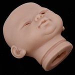 20 Polegada Renascer Cabeça Esculpir Bebê Recém-nascido Acordado Boneca Cabeça Molde Sem Pintura #4