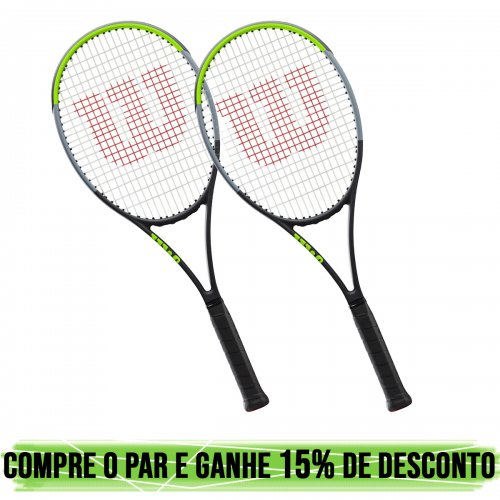 02 Raquetes de Tenis Blade 98 V7.0 305g 18x20 - Wilson
