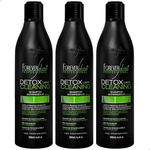 03 Shampoo Anti Resíduo Detox Cleaning Forever Liss 500ml