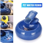 220 V Cerâmica Pet Fluindo Fonte Automático Bebedor Água Alimentador Pequeno Cão Gato Filhote de cachorro Dispensador Água