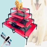 2017 Nova Montado Quadro Respirável Pet Aço Gerado Dog Bed Verão Marching Cão Camas Anti-ácaro Removível Lavável Pet Beds