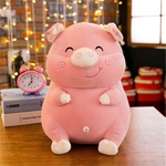 2018 1pc New bonito dos desenhos animados sorriso macio Pig Plush Doll Stuffed Pig boneca Pillow caçoa o presente de aniversário namorada Brinquedos