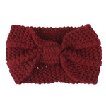 2018 malha Crochet tor??o Mulheres Headband Inverno Ear Warmer Elastic Faixa de Cabelo