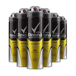 06 Unidades Desodorante Antitranspirante Rexona Masculino V8 Aerosol 150ml