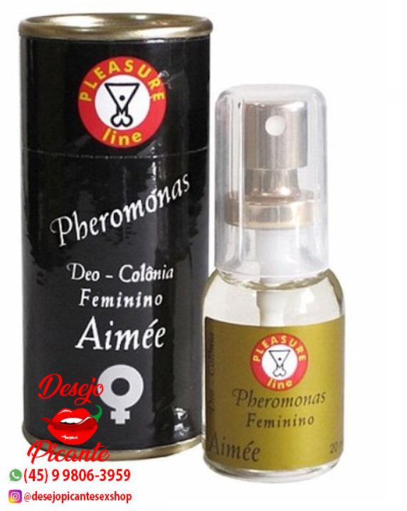 0821- Perfume Feminino Pheromonas Aimée Deo Colônia 20ml