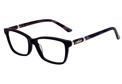 0Colcci C6084 - Óculos de Grau Azul Brilho e Mesclado