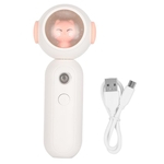 30ml Face Mist Sprayer USB Portable Hydrating Moisturizing Face Care Cold Sprayer White