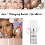BLU 30ml TLM Cor Mudar Foundation Líquido Maquiagem Mudança tom de pele Concealer Foundation Concealer