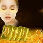 20pcs Máscara De Olho Hidratante Patches Folha Beleza Colágeno Dourado Cuidados Com A Pele