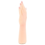 1: 1 Modelo De Mão De Gel De Silicone Feminino Nail Art Prática Jóias Prop-mão Esquerda